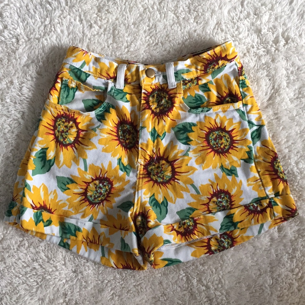American Apparel Sunflower Shorts